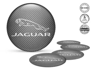Jaguar Ruota Adesivi Versione Etichette Cupola Resina